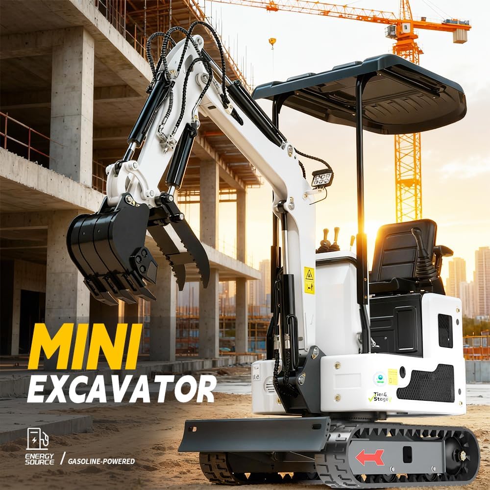 ATTACHXPRO mini excavator review,mini skid steer loader review and rating,is ATTACHXPRO mini excavator worth buying,DS15WP-310 excavator review pros cons,mini excavator review honest opinion,ATTACHXPRO DS15WP-310 review verdict performance testing over multiple weeks