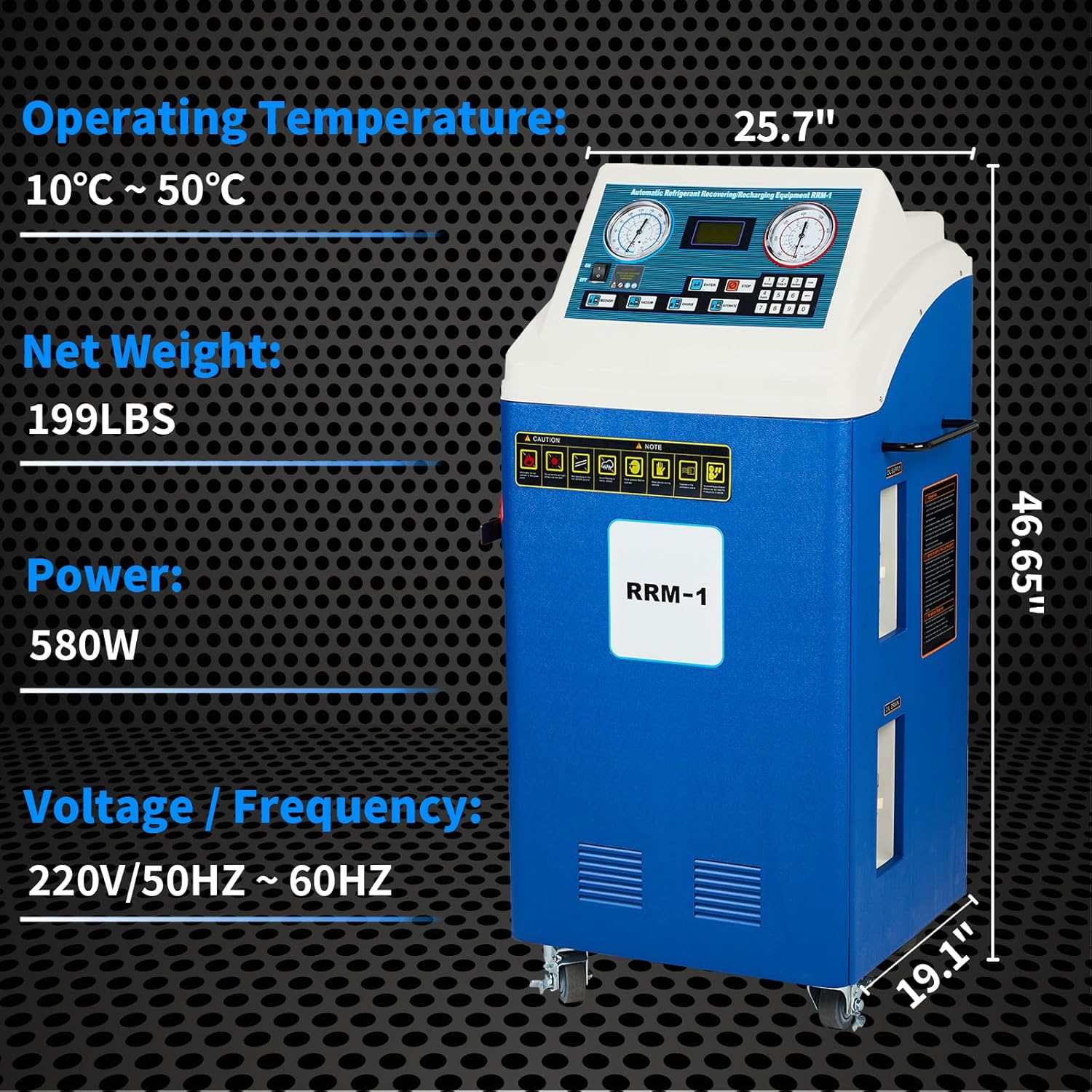 AutoForever refrigerant recovery machine review features in daily use