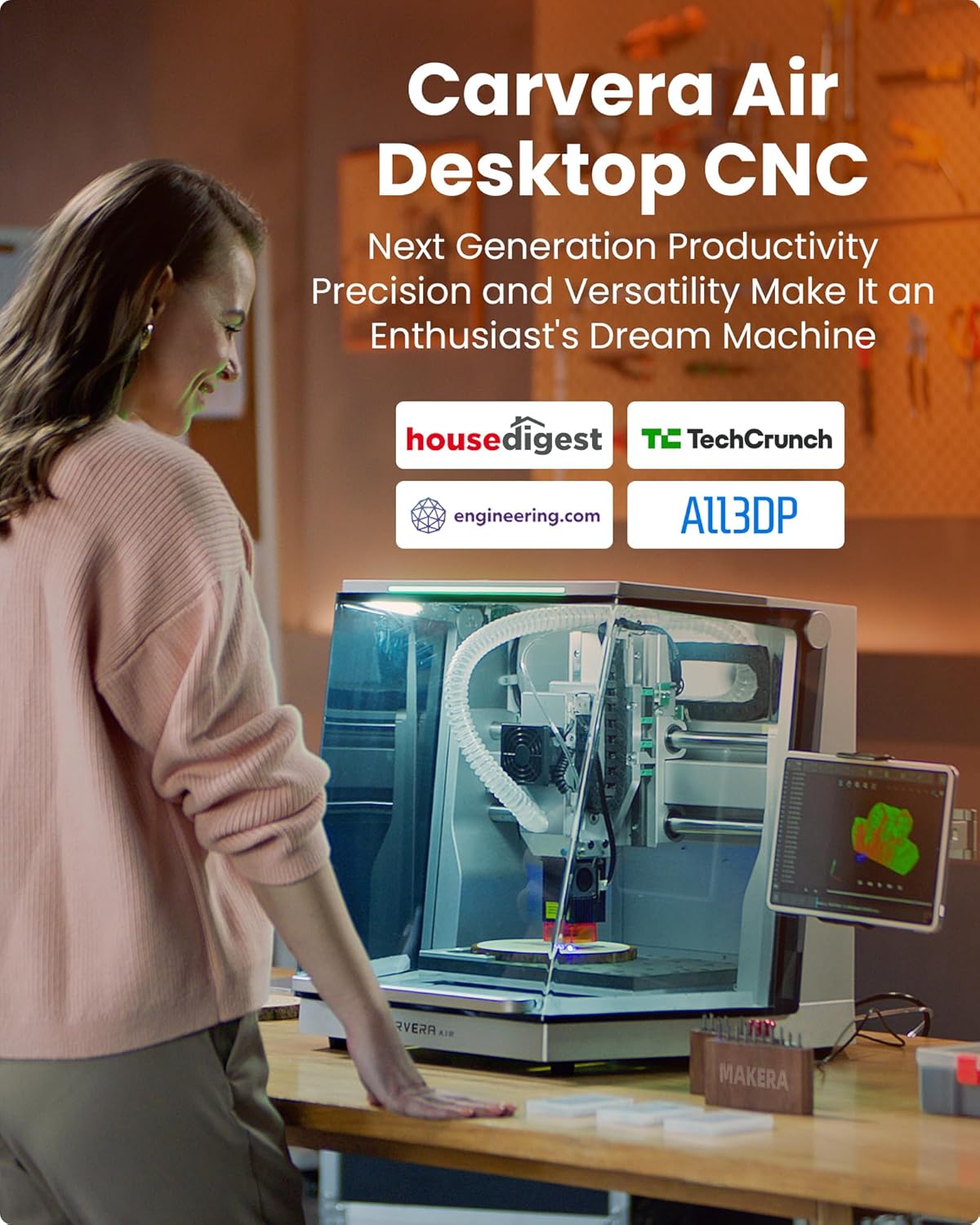 Carvera Air desktop CNC machine review,Carvera Air desktop CNC machine review and rating,is Carvera Air desktop CNC machine worth buying,Carvera Air desktop CNC machine review pros cons,Carvera Air desktop CNC machine review honest opinion,Carvera Air desktop CNC machine review verdict setup and first use experience