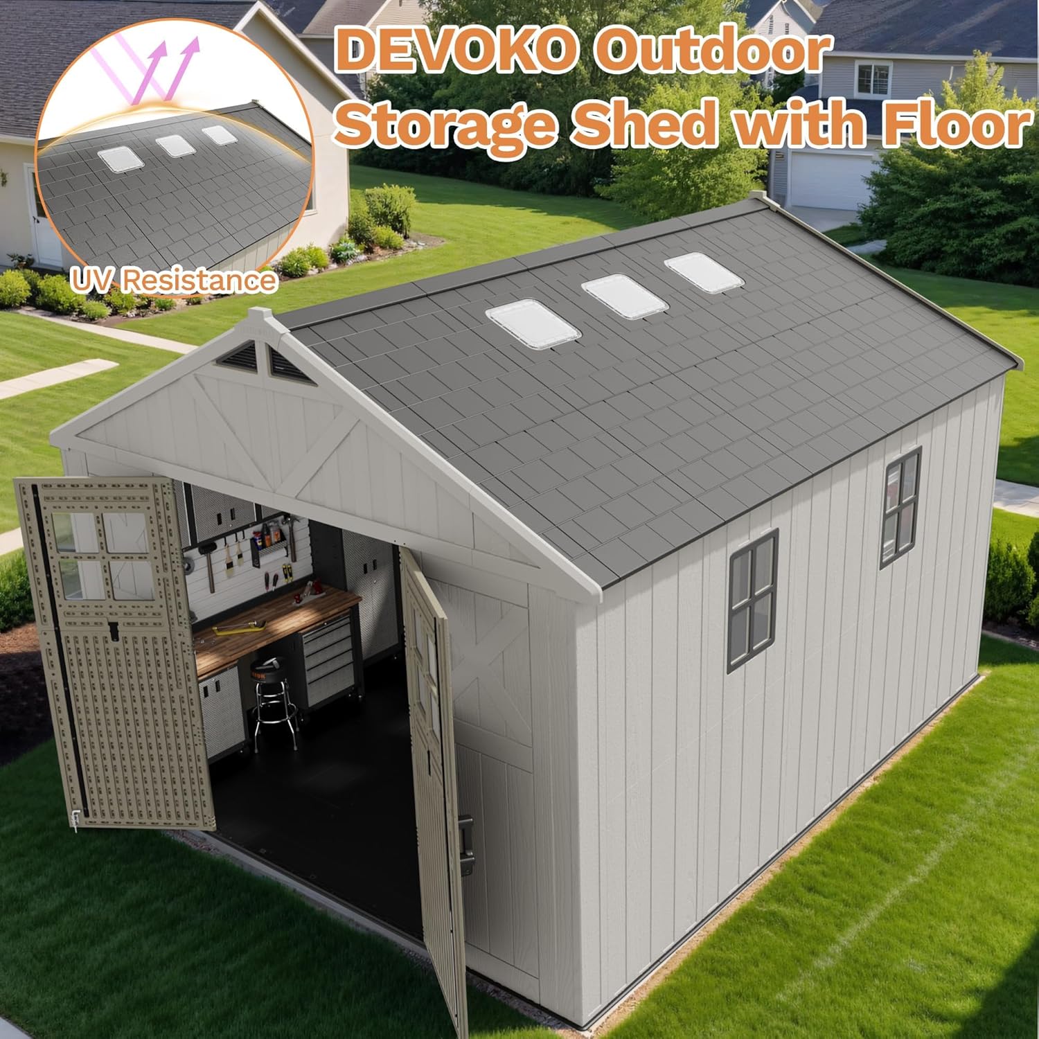 Devoko outdoor storage shed review,Devoko resin shed review and rating,is Devoko outdoor storage shed worth buying,Devoko storage shed review pros cons,Devoko outdoor storage shed review honest opinion,Devoko resin shed review verdict after extended use — long-term performance