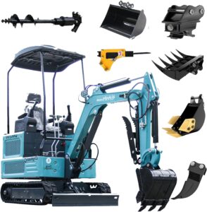 Image 1 of DigMaster 4000 lb mini excavator review