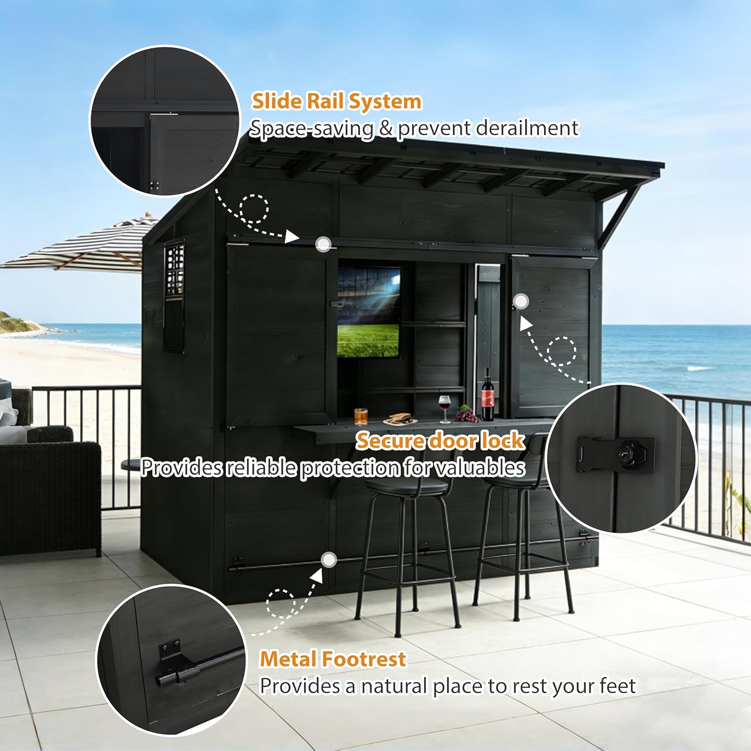 MUPATER bar shed review after extended use — long-term performance