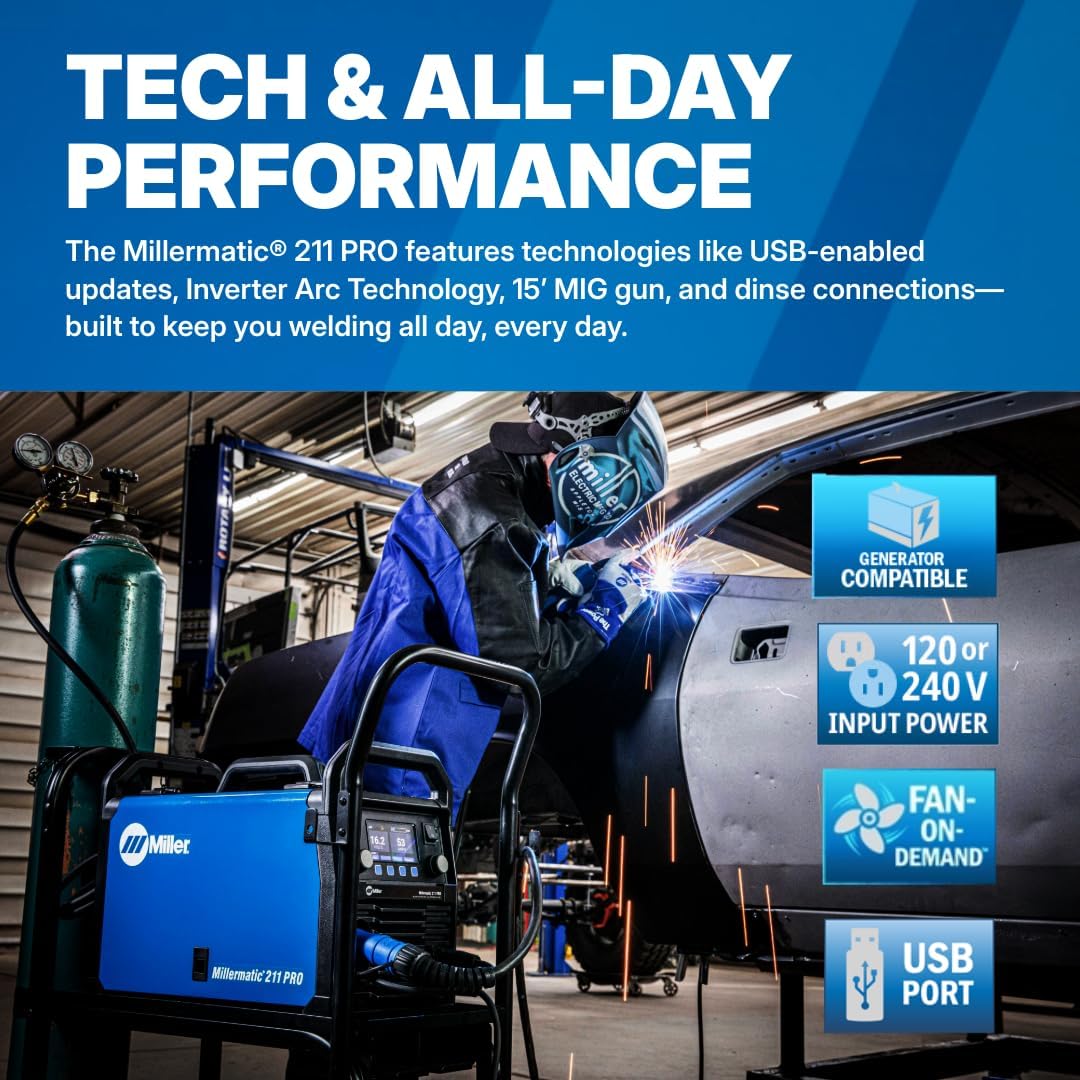 Millermatic 211 PRO review,Millermatic 211 PRO MIG welder review and rating,is Millermatic 211 PRO worth buying,Millermatic 211 PRO review pros cons,Millermatic 211 PRO review honest opinion,Millermatic 211 PRO review verdict real-world details not found in the official specs