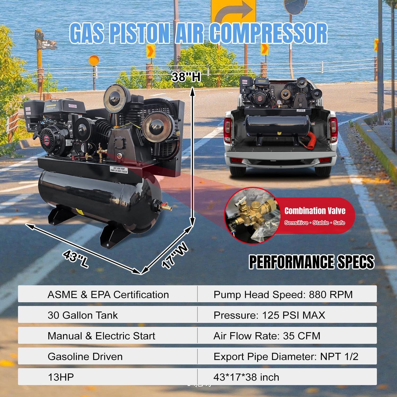 MutsMover gas air compressor review and rating real-world performance test results