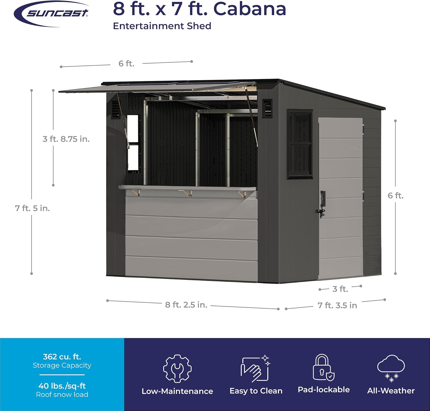 Suncast Cabana Shed review,Suncast Cabana Shed review and rating,is Suncast Cabana Shed worth buying,Suncast Cabana Shed review pros cons,Suncast Cabana Shed review honest opinion,Suncast Cabana Shed review verdict during hands-on performance testing