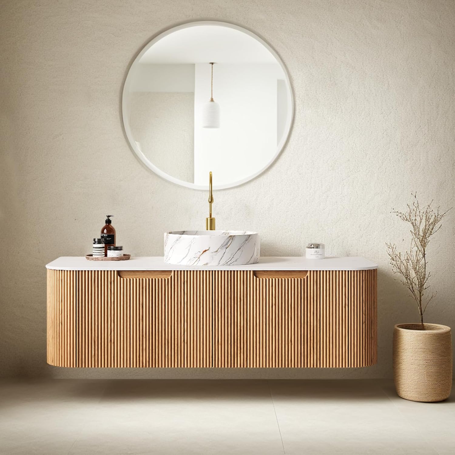 AmbroVania 48 floating bathroom vanity review,AmbroVania bathroom vanity review and rating,is AmbroVania vanity worth buying,AmbroVania vanity review pros cons,AmbroVania vanity review honest opinion,AmbroVania bathroom vanity review verdict unboxing — package contents and first impressions