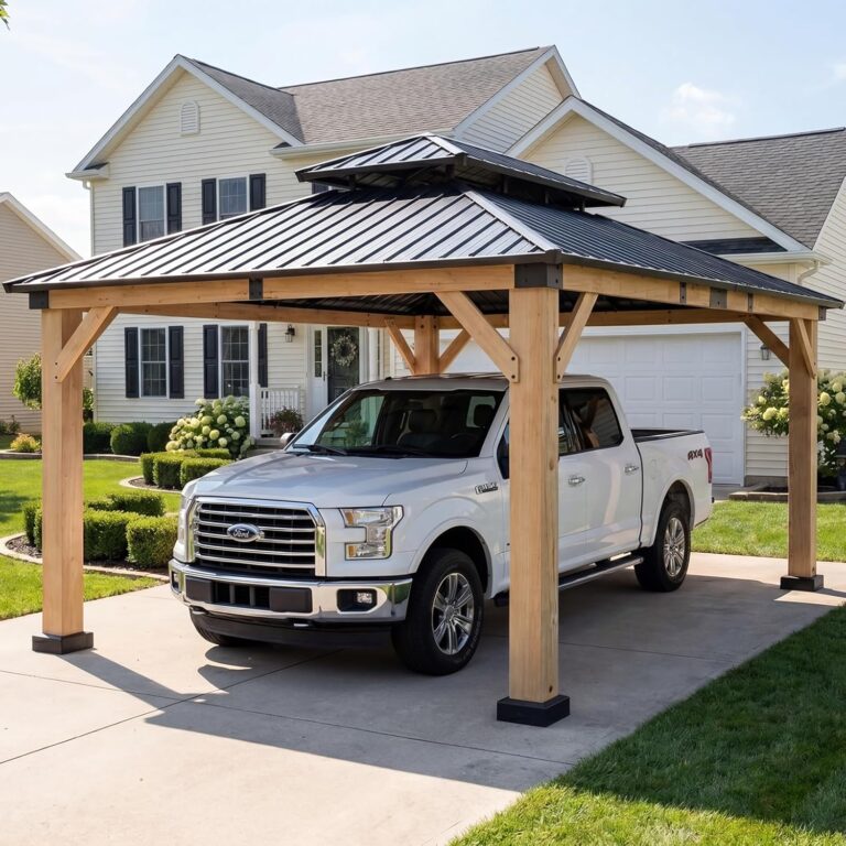 Image 1 of Aoxun 12x16 carport review