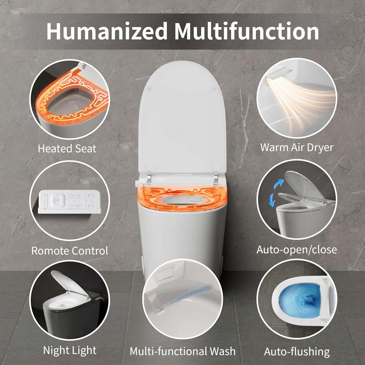 BYBARENOVA M02A Smart Toilet Review: Honest Pros & Cons 3 BYBARENOVA M02A smart toilet review feature breakdown and specification detail