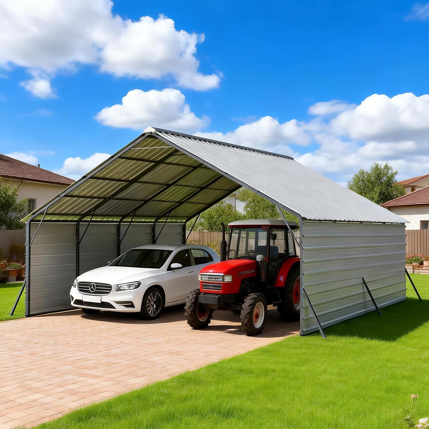 FLOUREE 20x20 metal carport review,FLOUREE carport review and rating,is FLOUREE metal carport worth buying,FLOUREE 20x20 carport review pros cons,FLOUREE carport review honest opinion,FLOUREE metal carport review verdict unboxing — first impressions and package contents