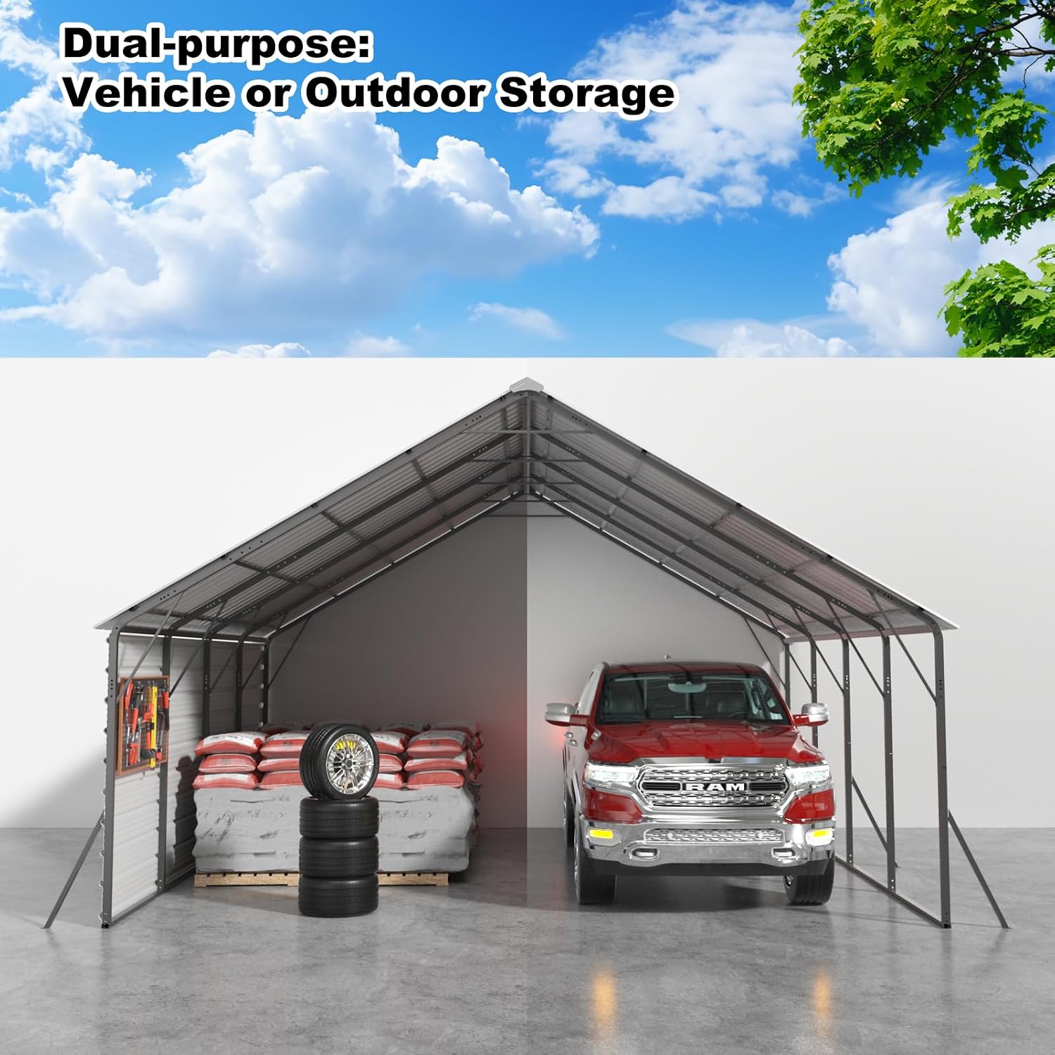 FLOUREE 20x20 metal carport review,FLOUREE carport review and rating,is FLOUREE metal carport worth buying,FLOUREE 20x20 carport review pros cons,FLOUREE carport review honest opinion,FLOUREE metal carport review verdict after weeks of real-world daily use