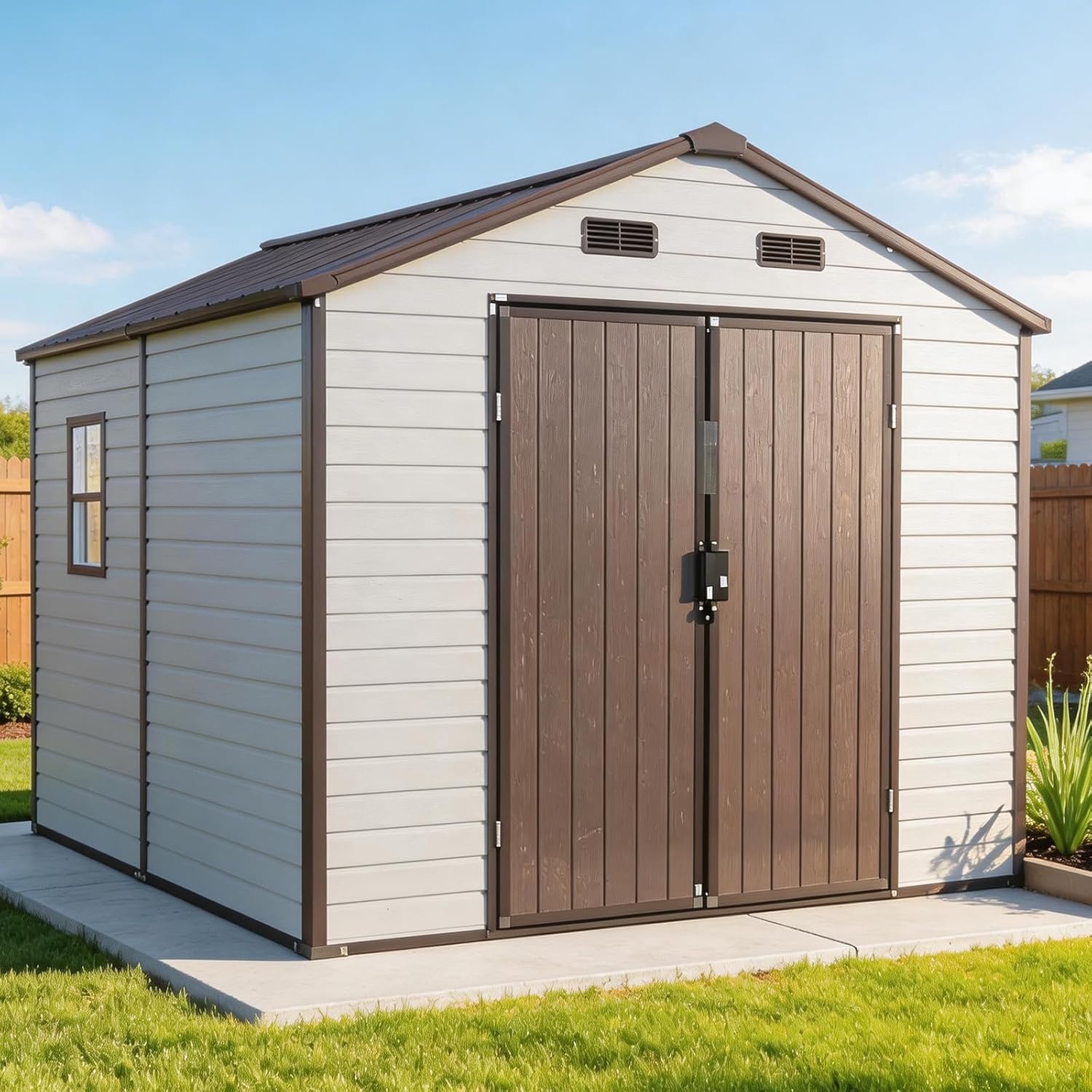 FammyLoft 8x8 Resin Shed Review: Honest Pros & Cons 1 FammyLoft 8x8 resin shed review,FammyLoft 8x8 resin shed review and rating,is FammyLoft 8x8 shed worth buying,FammyLoft 8x8 resin shed review pros cons,FammyLoft 8x8 resin shed review honest opinion,FammyLoft 8x8 shed review verdict unboxing — first impressions and package contents