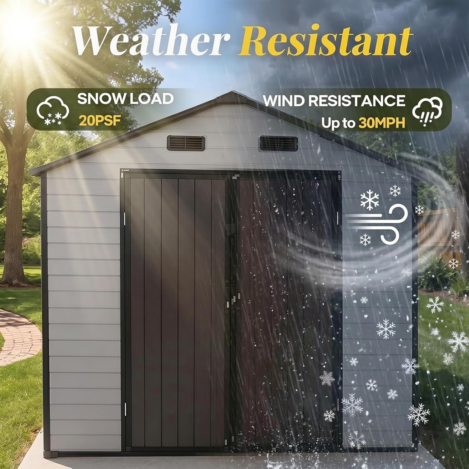FammyLoft 8x8 Resin Shed Review: Honest Pros & Cons 4 FammyLoft 8x8 resin shed review,FammyLoft 8x8 resin shed review and rating,is FammyLoft 8x8 shed worth buying,FammyLoft 8x8 resin shed review pros cons,FammyLoft 8x8 resin shed review honest opinion,FammyLoft 8x8 shed review verdict real-world details not found in the official specs