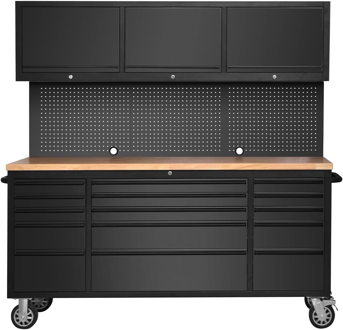 GarveeTech 72 Inch Rolling Tool Cabinet review — unboxing what is included in the package