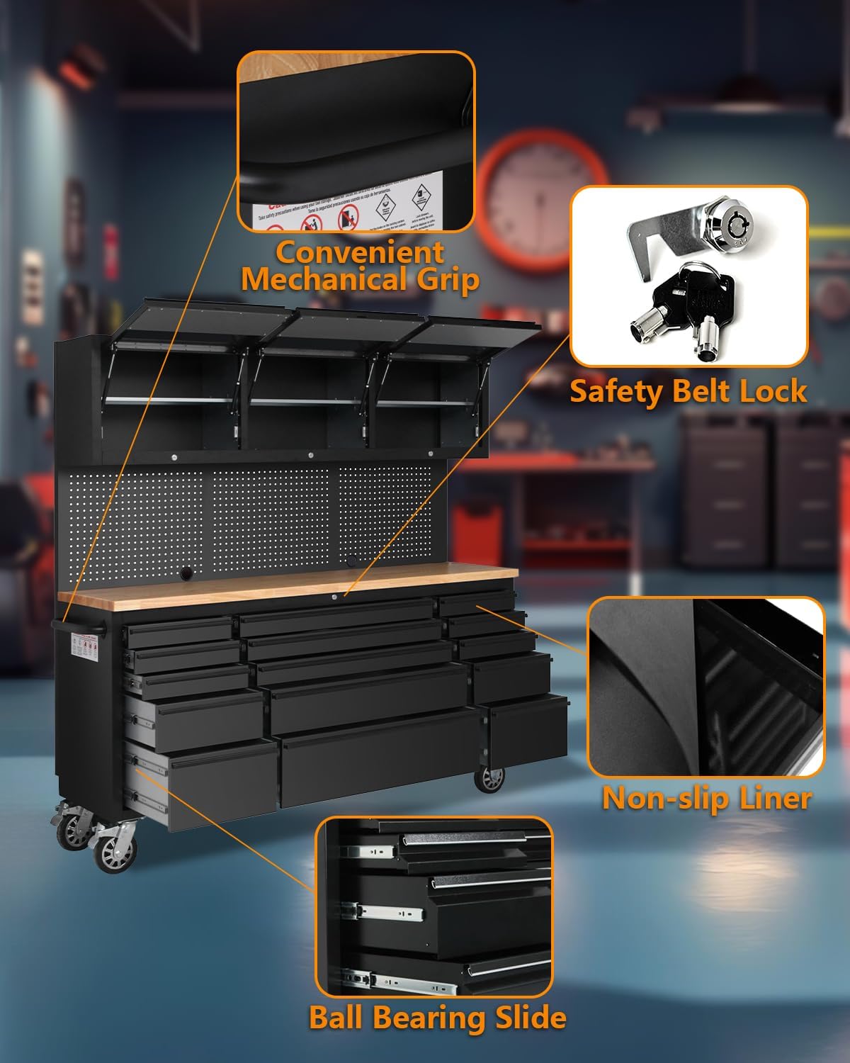 GarveeTech 72 Inch Rolling Tool Cabinet review — features evaluated through real use