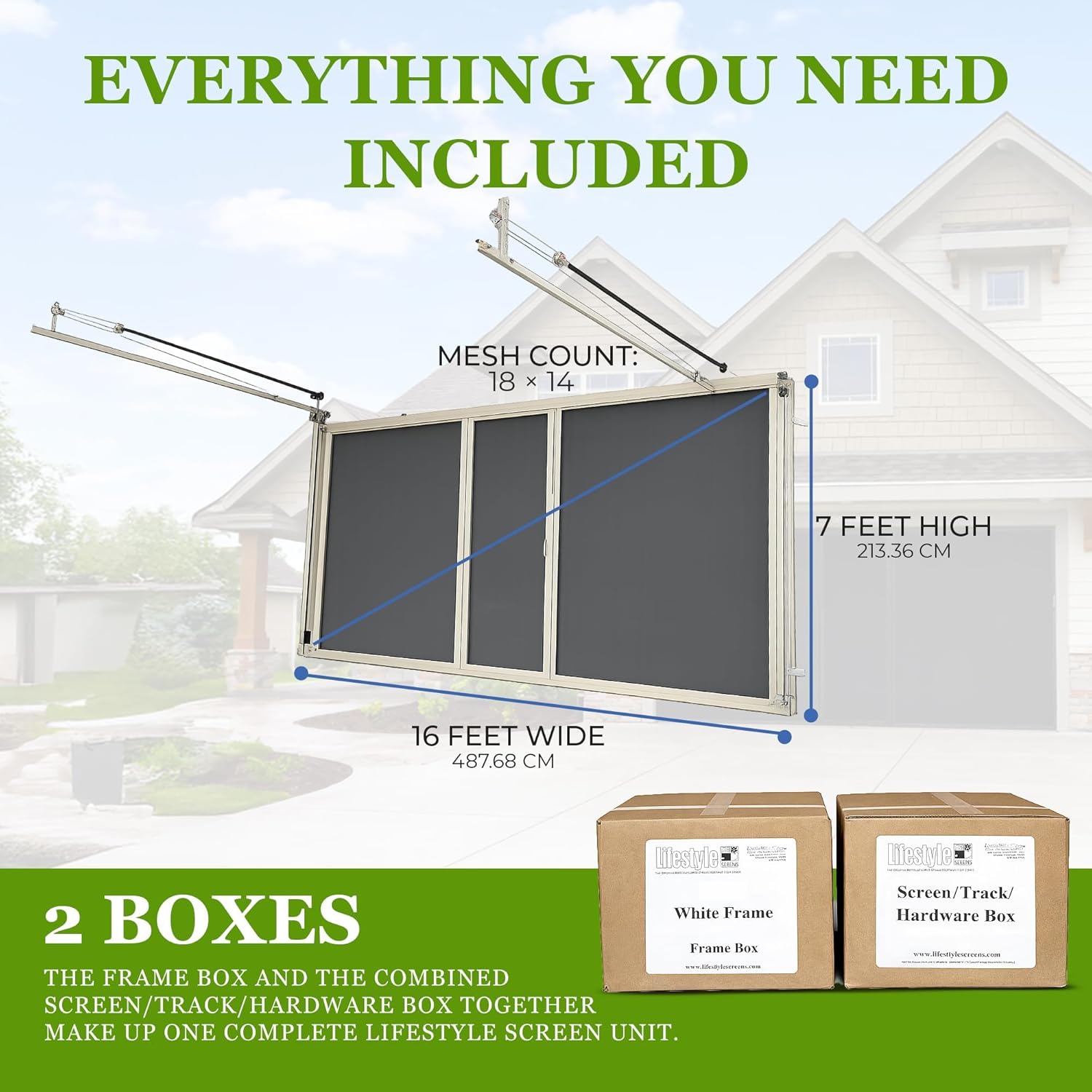Lifestyle Screens garage door screen review and rating — features that matter in real use