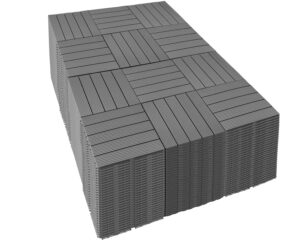 Image 1 of PrimeZone 432 PCS plastic interlocking deck tiles review