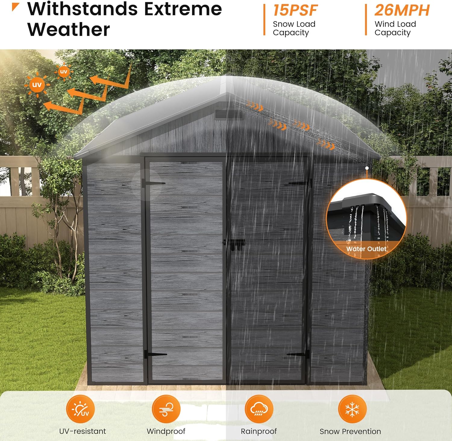 UDPATIO Outdoor Resin Shed Review: Pros & Cons 3 UDPATIO outdoor resin shed review,UDPATIO resin shed review and rating,is UDPATIO outdoor shed worth buying,UDPATIO plastic shed review pros cons,UDPATIO shed review honest opinion,UDPATIO 8x10 shed review verdict benchmark scores and measured results