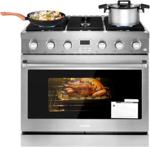Image 1 of VEVOR gas range oven review