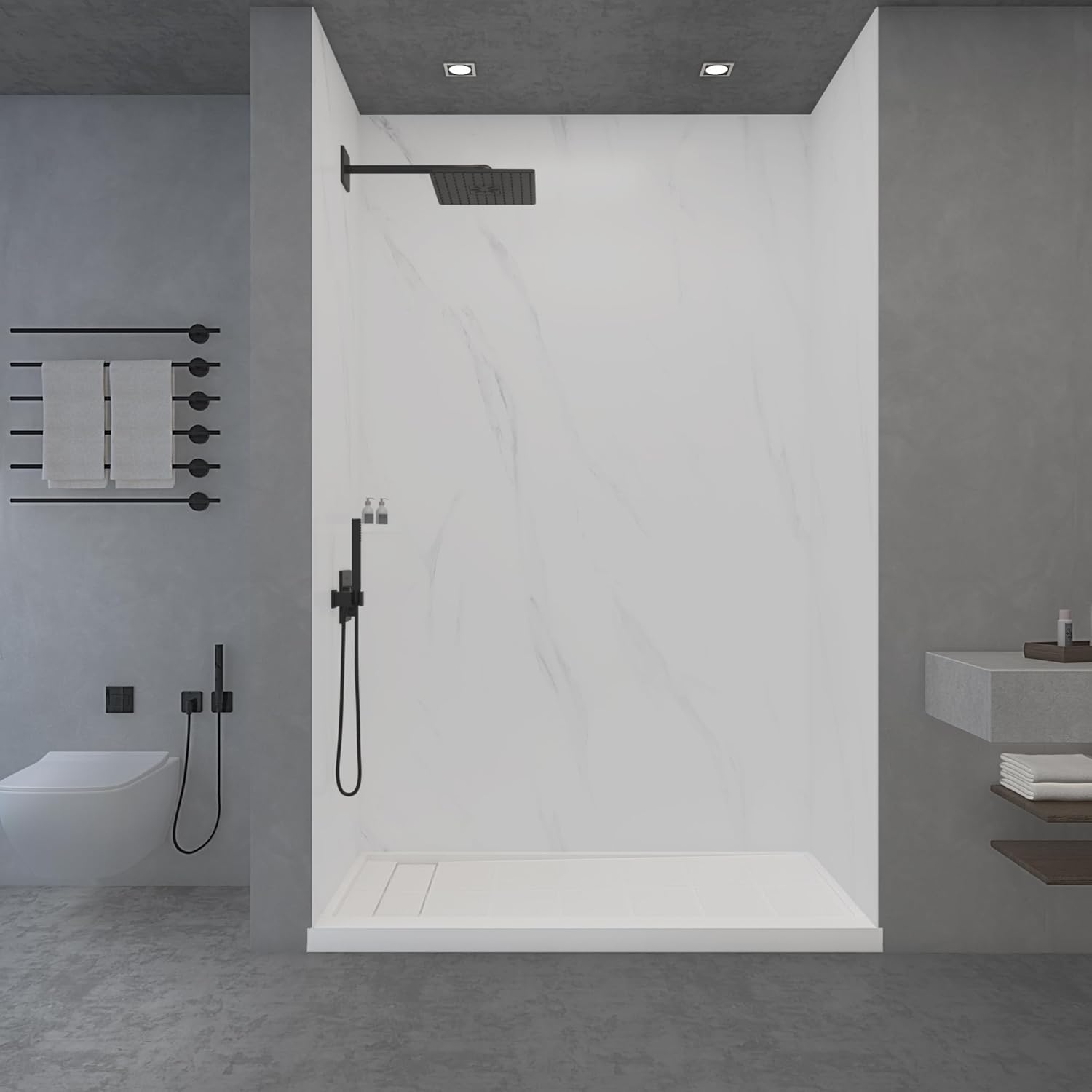 WOODBRIDGE Shower Wall Panel Review: Honest Pros & Cons 1 WOODBRIDGE shower wall panel review,WOODBRIDGE shower wall panel review and rating,is WOODBRIDGE shower wall panel worth buying,WOODBRIDGE shower wall panel review pros cons,WOODBRIDGE shower wall panel review honest opinion,WOODBRIDGE shower wall panel review verdict — full unboxing showing every item included