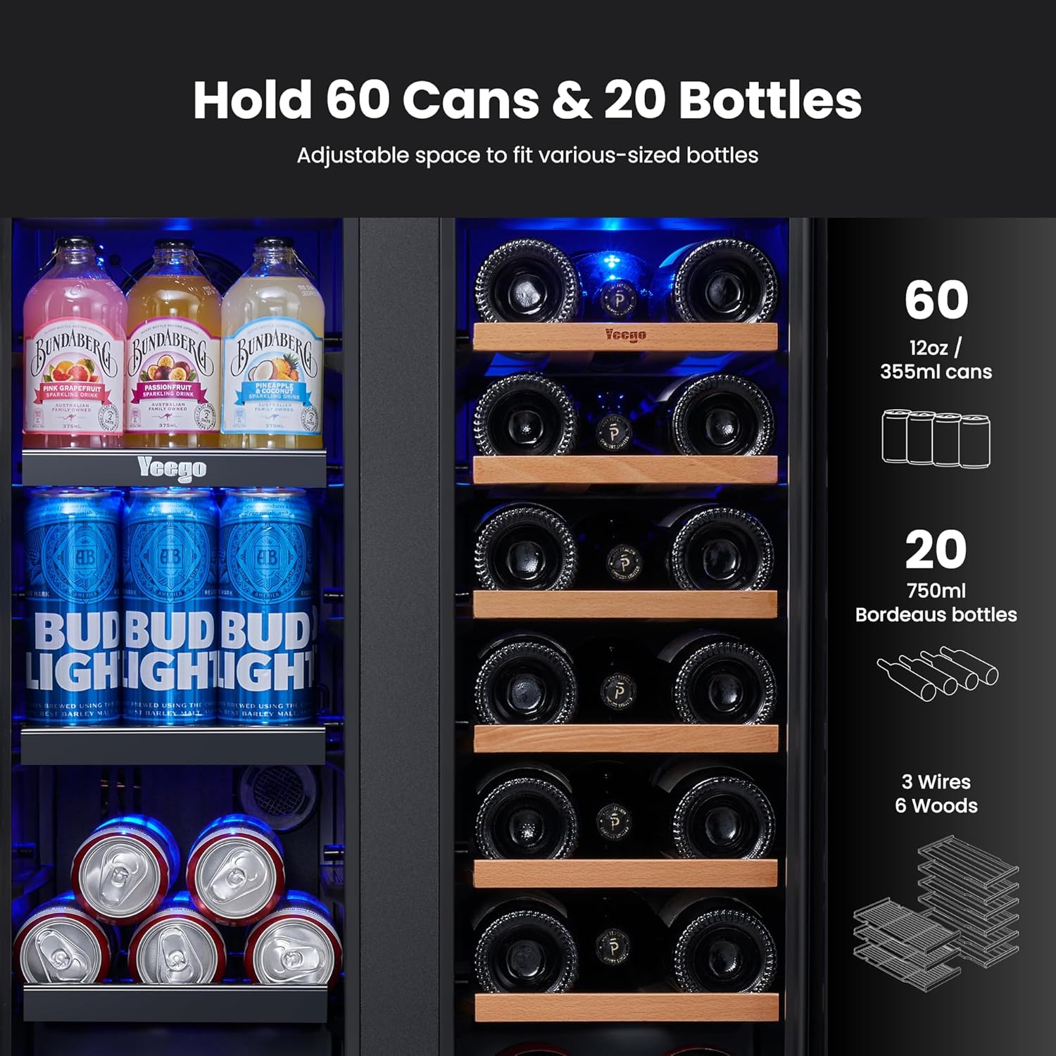 Yeego Wine Cooler Review: Pros & Cons Worth Buying? 2 Yeego wine cooler review key features examined up close