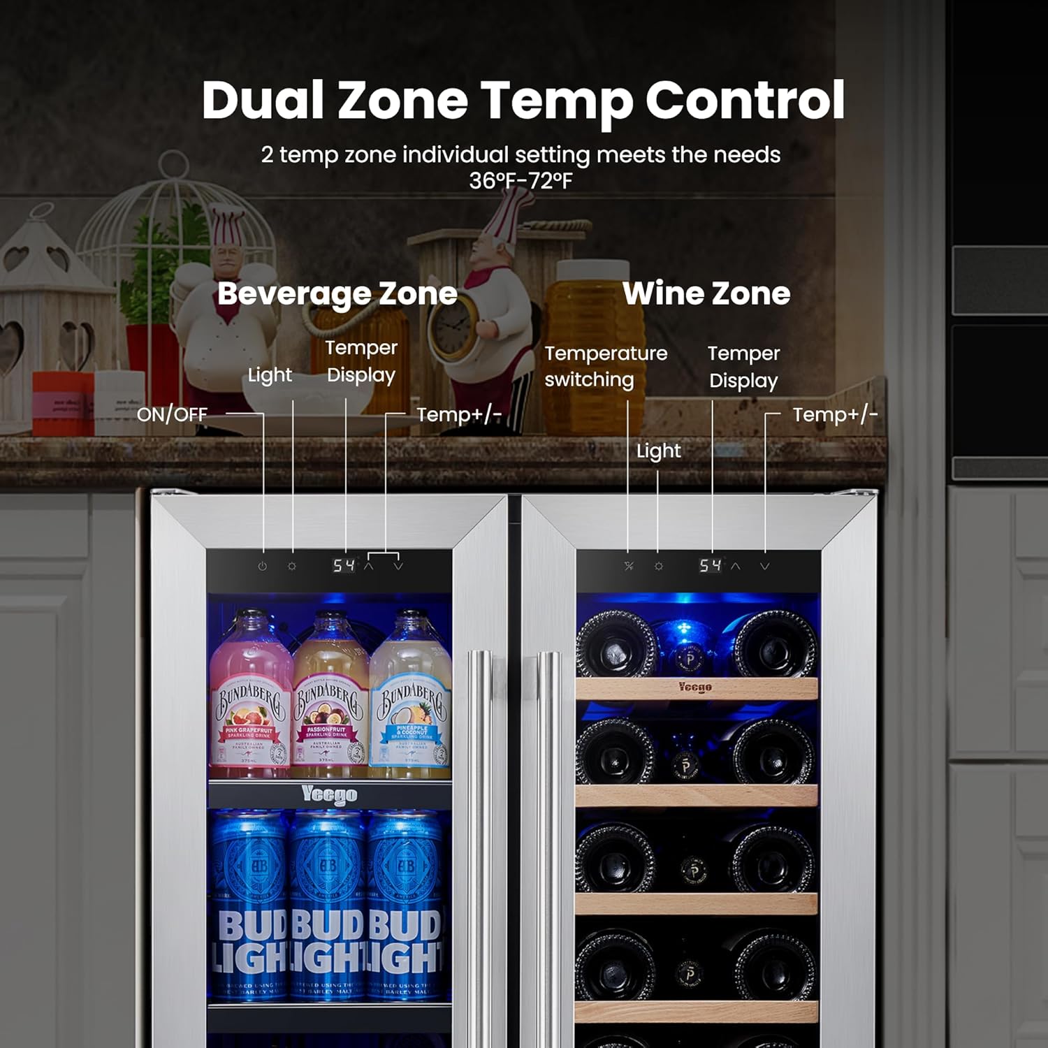 Yeego Wine Cooler Review: Pros & Cons Worth Buying? 4 Yeego wine cooler performance test results