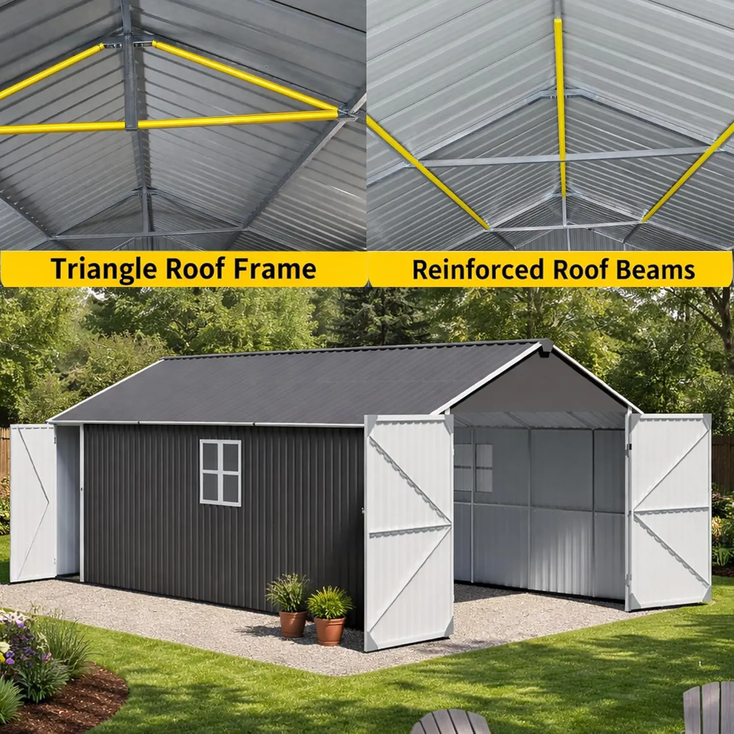 ZMAD Metal Garage Shed Review: Pros & Cons 4 ZMAD metal garage shed review,ZMAD metal garage shed review and rating,is ZMAD metal garage shed worth buying,ZMAD metal garage shed review pros cons,ZMAD metal garage shed review honest opinion,ZMAD metal garage shed review verdict performance test results