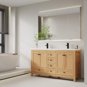 Image 1 of eclife 60 inch vanity review