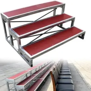 Image 1 of 3-tier choir riser review