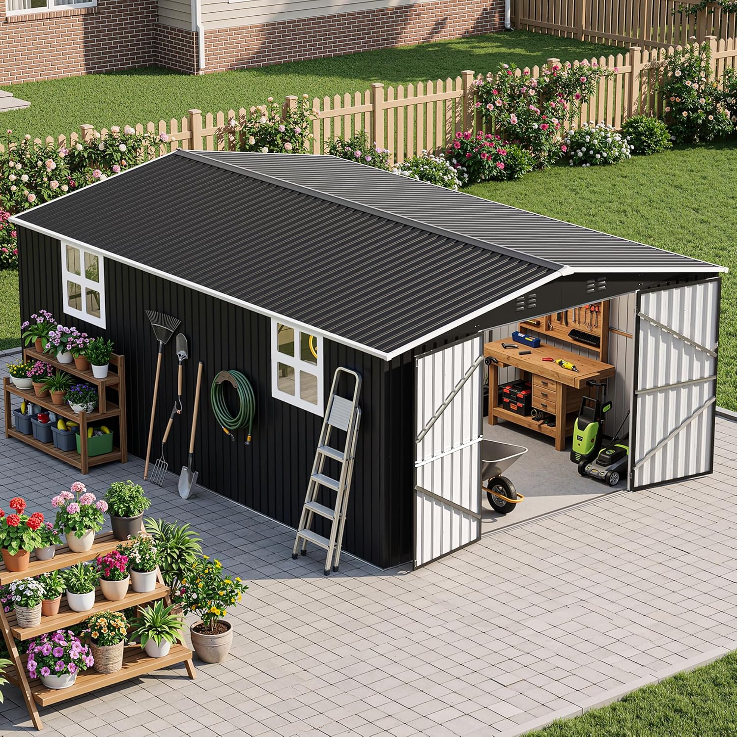 AirWire 12x18 FT storage shed review,AirWire storage shed review and rating,is AirWire shed worth buying,AirWire metal shed review pros cons,AirWire shed review honest opinion,AirWire 12x18 shed review verdict setup and first use experience