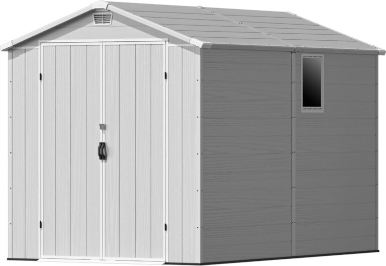 Devoko 6x10 Plastic Storage Shed Review: Honest Pros & Cons 39 Image 1 of Devoko 6x10 plastic storage shed review