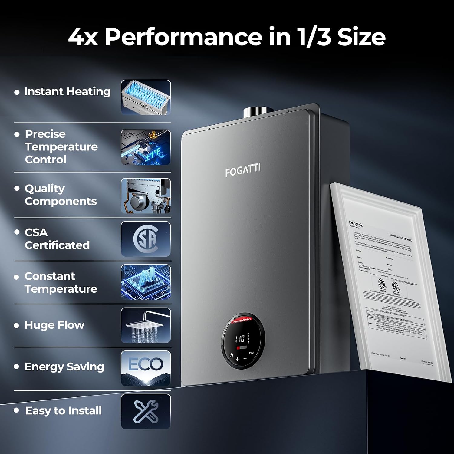FOGATTI tankless water heater review testing methodology and evaluation criteria