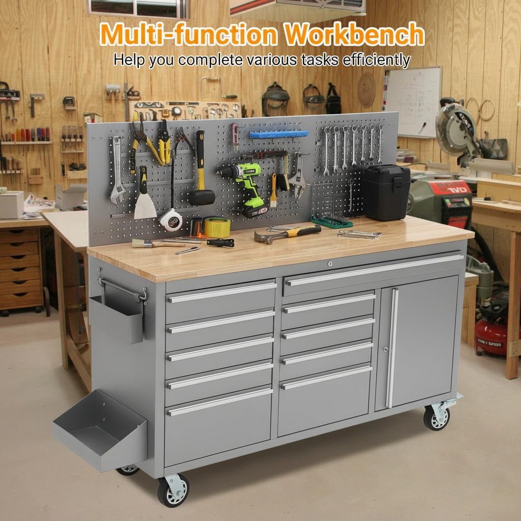 Setting up the IDEALHOUSE rolling tool chest review,IDEALHOUSE 61-inch tool chest review and rating,is IDEALHOUSE rolling cabinet worth buying,IDEALHOUSE tool chest review pros cons,IDEALHOUSE workstation review honest opinion,IDEALHOUSE heavy duty tool cabinet review verdict for the first time