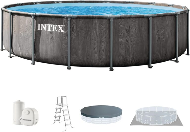 Intex 26743EP Prism Frame Pool Review: Honest Verdict 1 Image 1 of Intex 26743EP Prism Frame pool review