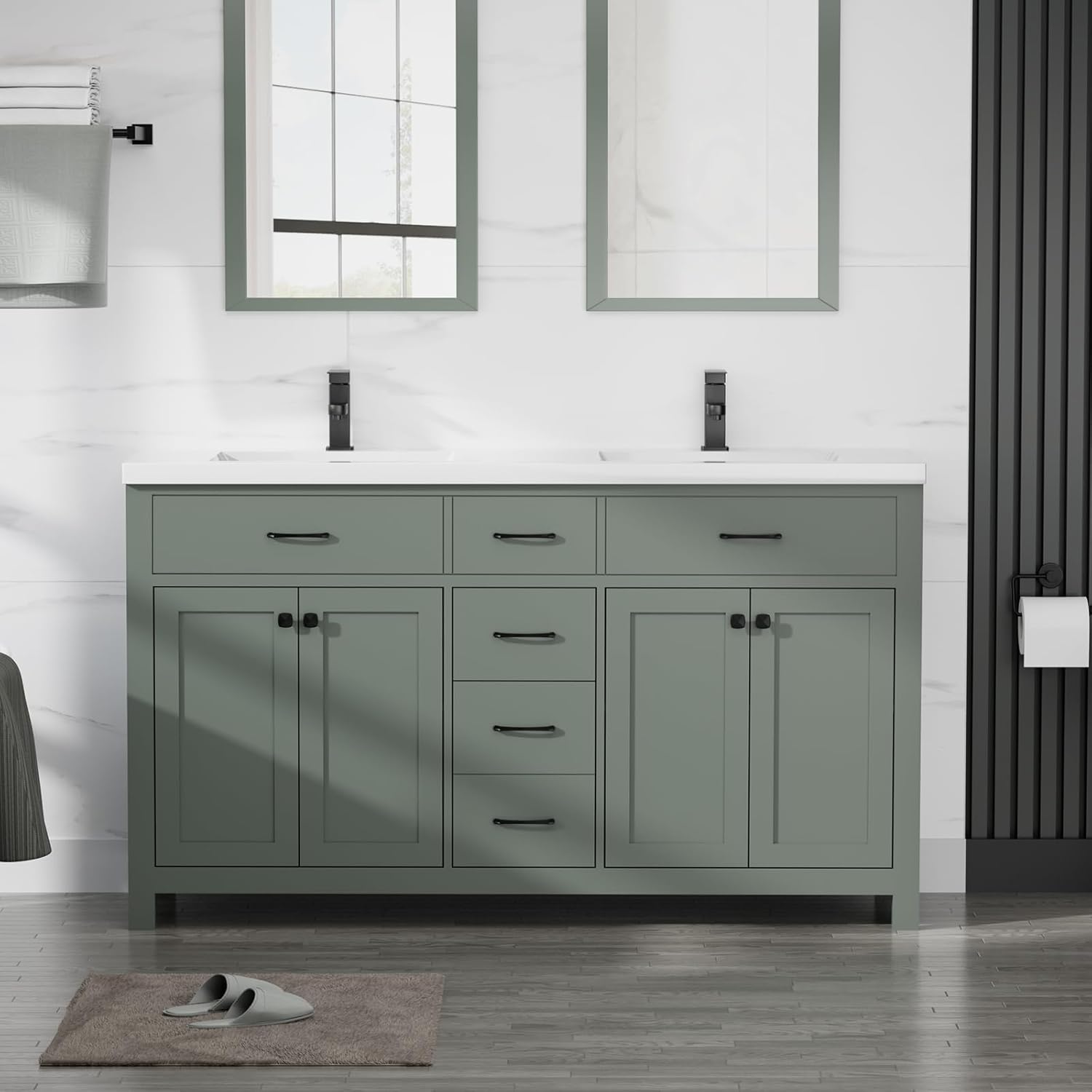 LUCKWIND 60 bathroom vanity review,LUCKWIND 60 bathroom vanity review and rating,is LUCKWIND bathroom vanity worth buying,LUCKWIND 60 vanity review pros cons,LUCKWIND vanity review honest opinion,LUCKWIND 60 vanity review verdict — full unboxing showing every item included