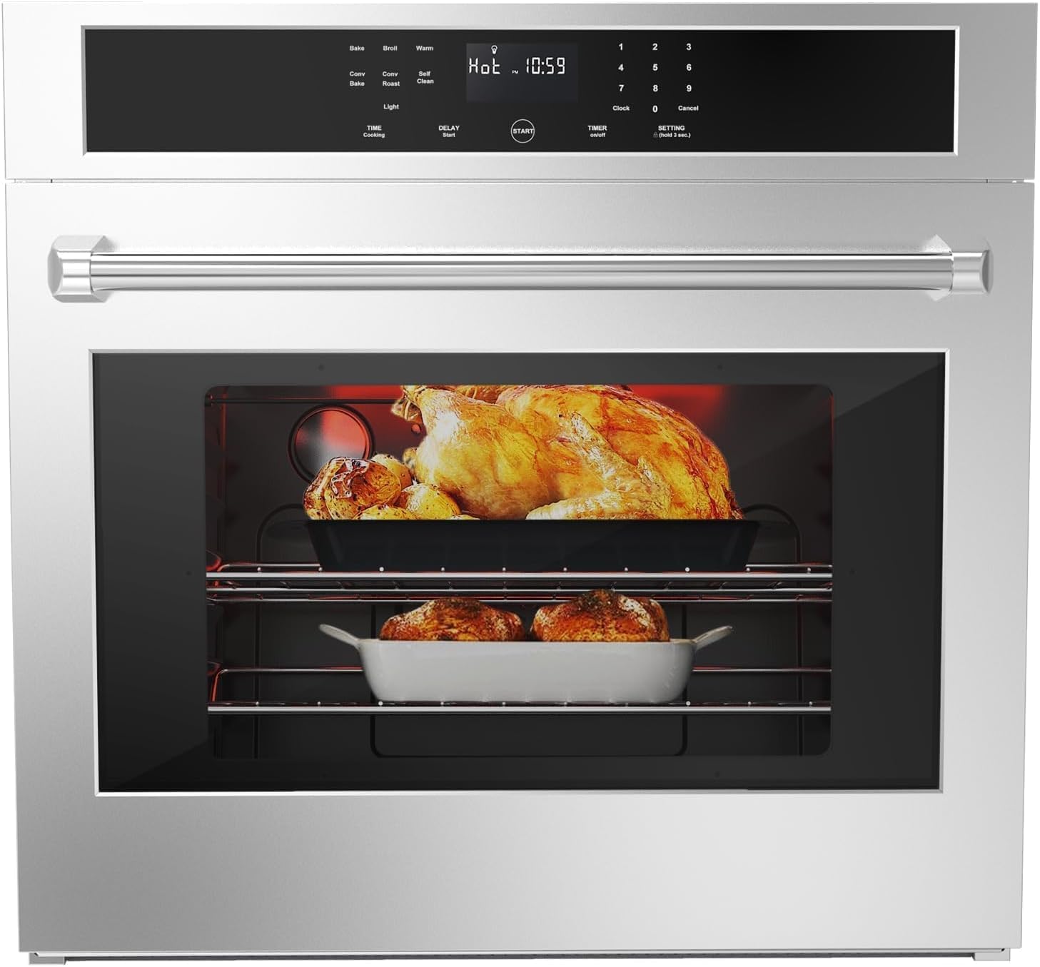 MERXENG 30 inch wall oven review full box contents and build quality