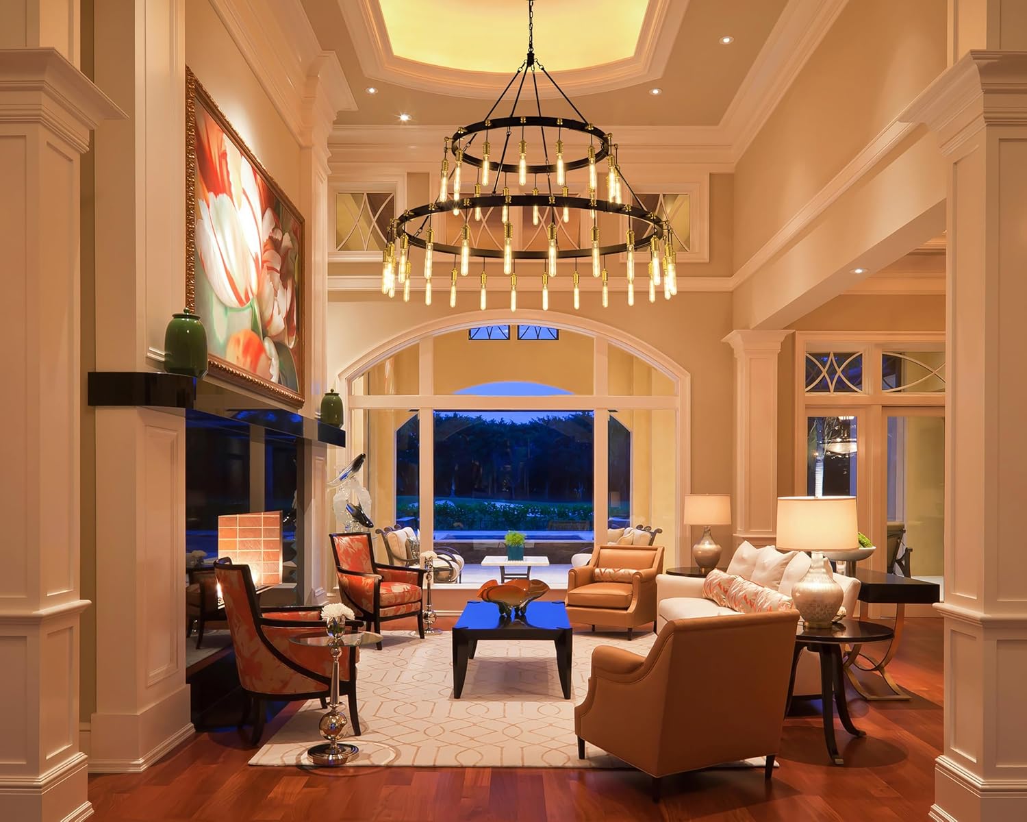 TOCHIC black gold chandelier review compared to top alternatives