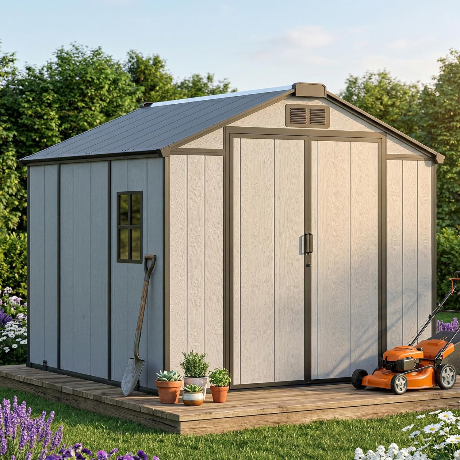WELYAS 8x8 resin shed review,WELYAS 8x8 resin shed review and rating,is WELYAS 8x8 resin shed worth buying,WELYAS 8x8 resin shed review pros cons,WELYAS 8x8 resin shed review honest opinion,WELYAS 8x8 resin shed review verdict — full unboxing showing every item included