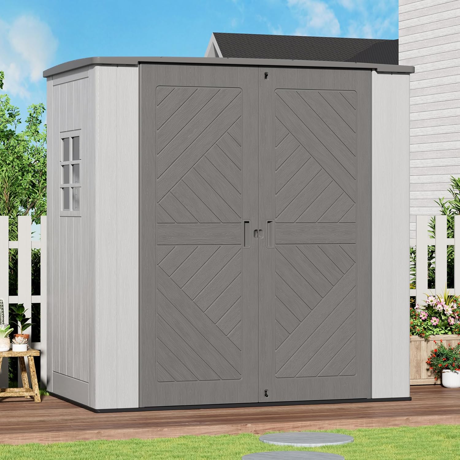 ZZM 6x4 storage shed review,ZZM 6x4 shed review and rating,is ZZM 6x4 shed worth buying,ZZM 6x4 shed review pros cons,ZZM 6x4 shed review honest opinion,ZZM 6x4 shed review verdict — full box contents and build quality