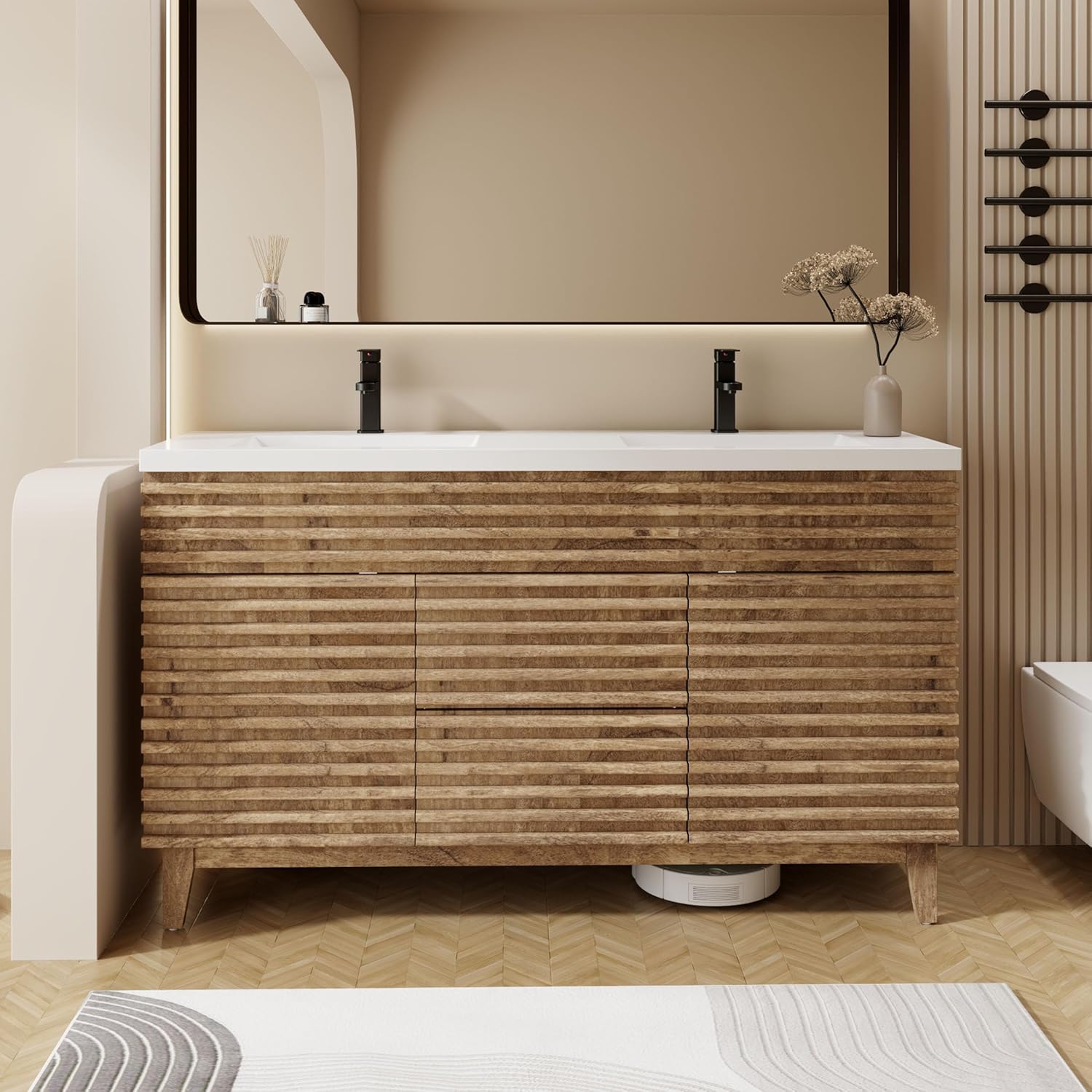 eclife 60 Bathroom Vanity Review: Pros & Cons Worth Buying? 1 eclife 60 bathroom vanity review, eclife 60 vanity review and rating, is eclife 60 vanity worth buying, eclife 60 vanity review pros cons, eclife 60 vanity review honest opinion, eclife 60 bathroom vanity review verdict — full box contents and build quality