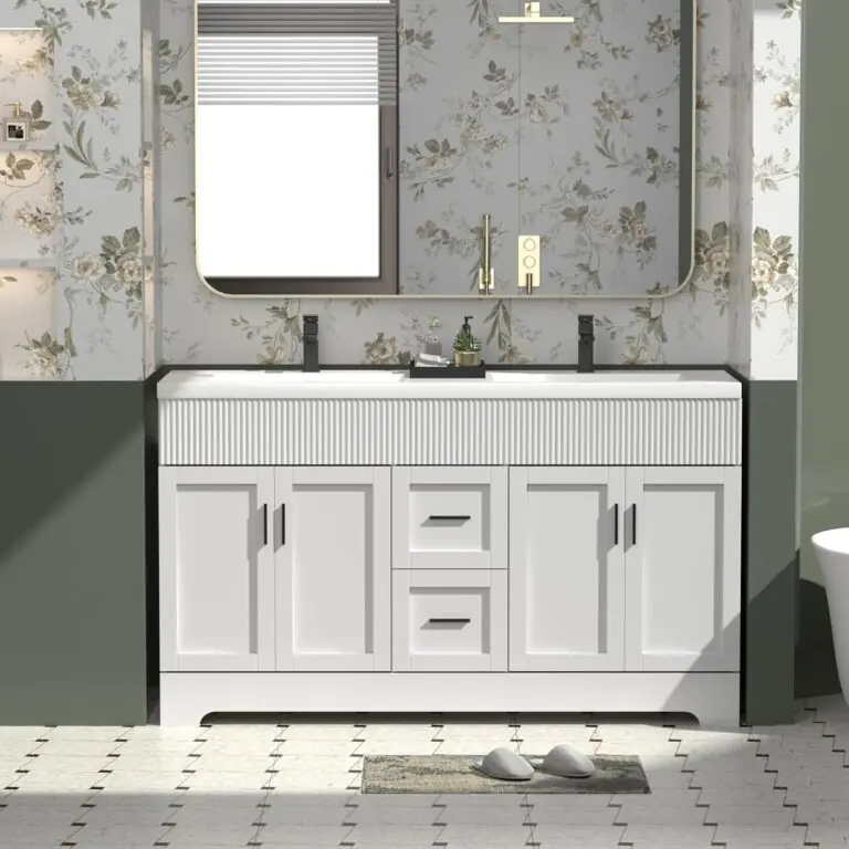Image 1 of eclife 60 bathroom vanity review